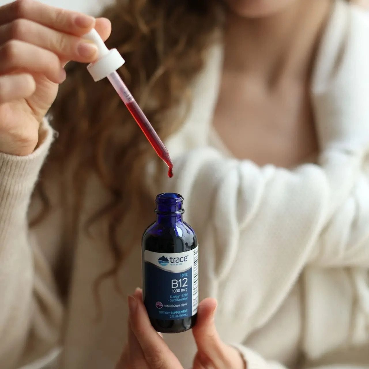 TRACE MINERALS skystas vitaminas B12 1000 mcg, 59 ml ...