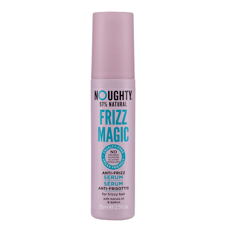 NOUGHTY nuo karščio apsaugantis glotninamasis serumas su marulos aliejumi ir japoninių ridikų ekstraktais FRIZZ MAGIC, 75 ml