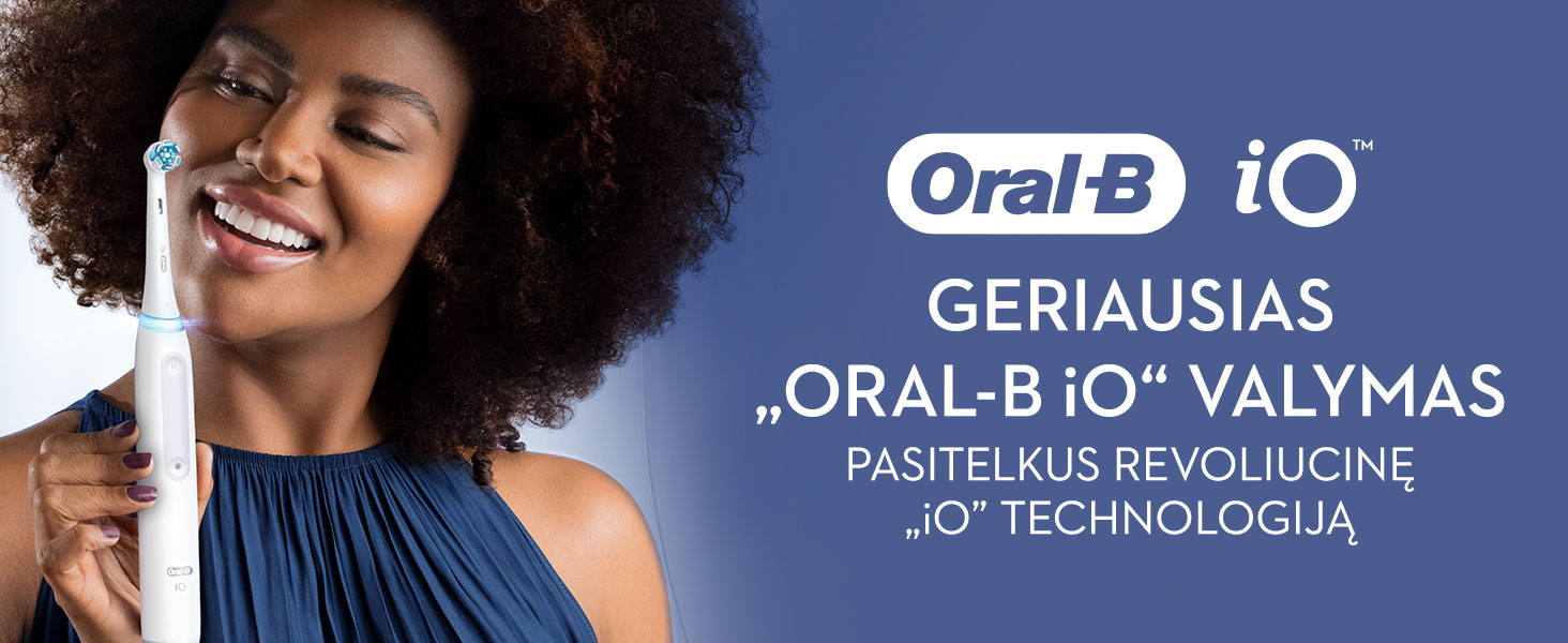 Geriausias ORAL-B i0 valymas