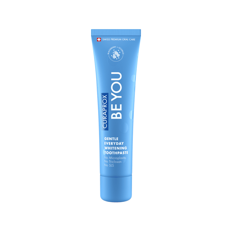 CURAPROX balinanti dantų pasta BE YOU, gervuogių, saldymedžio ir mėtų skonio, nuo 6 m., 60 ml