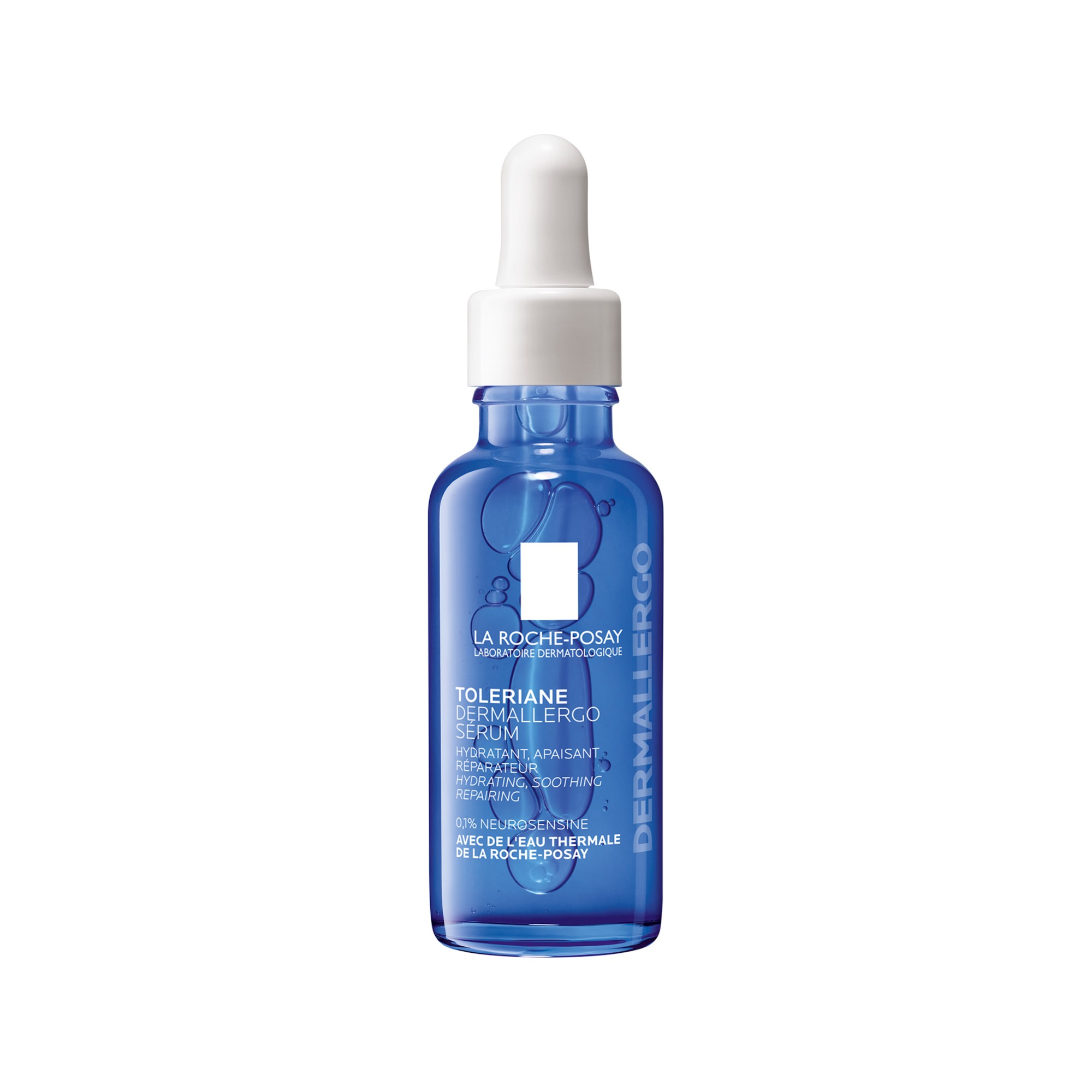 LA ROCHE-POSAY raminantis ir drėkinantis serumas jautriai ir alergiškai odai, su Neurosensinu ir Glicerinu, TOLERIANE DERMALLERGO, 30 ml