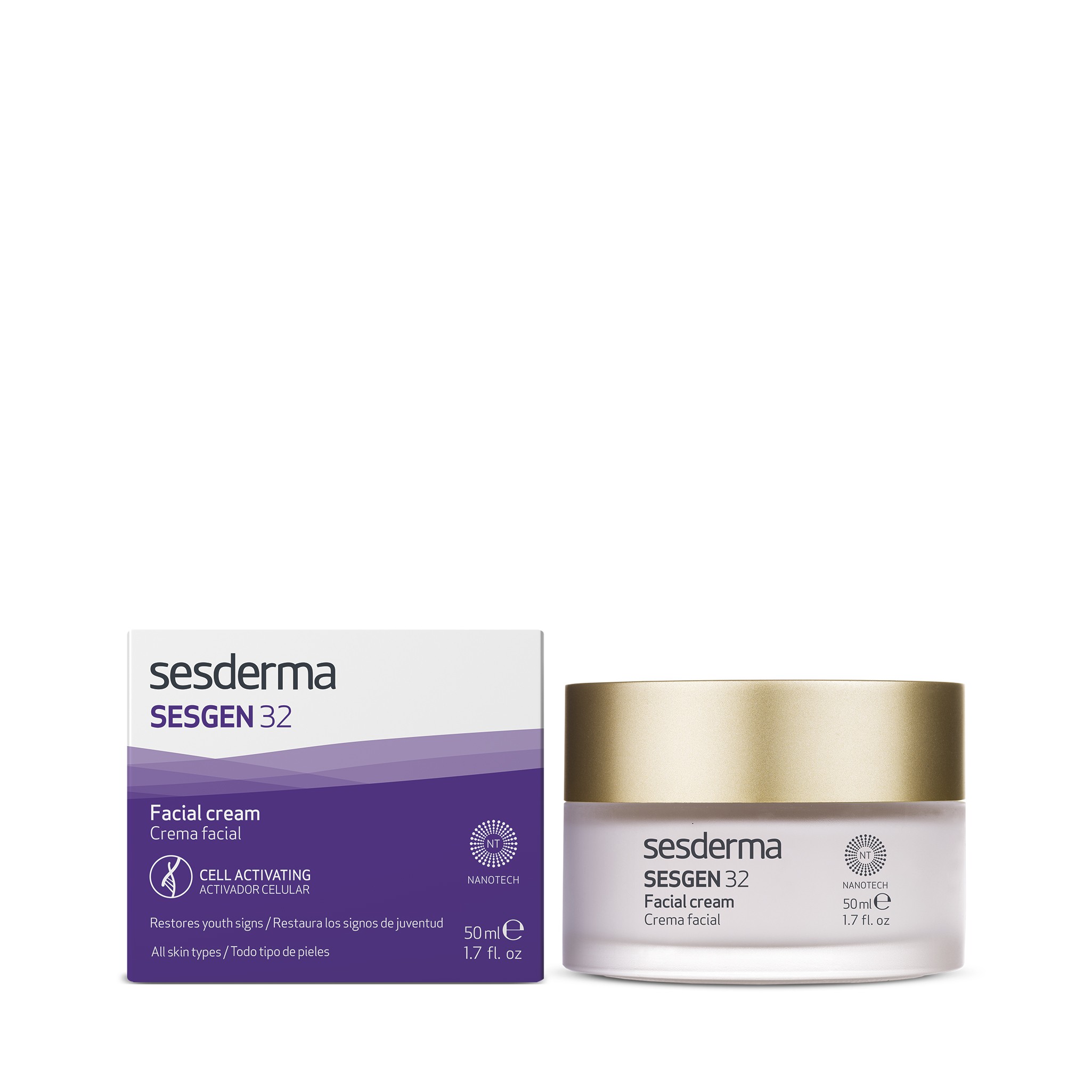 SESDERMA atkuriamasis veido kremas SESGEN 32, 50 ml