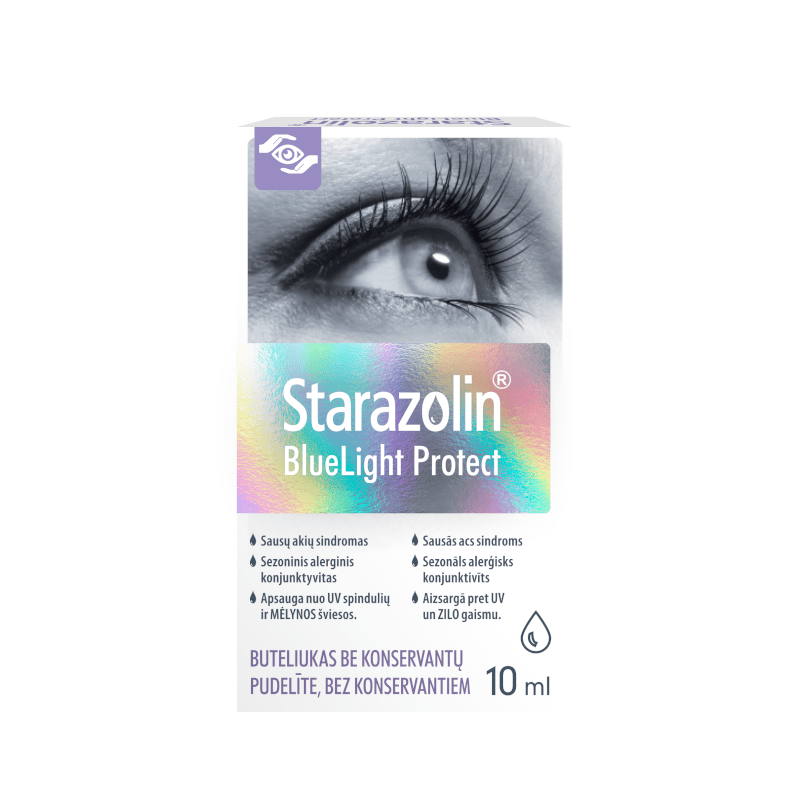 STARAZOLIN BlueLight Protect akių lašai 10 ml N1