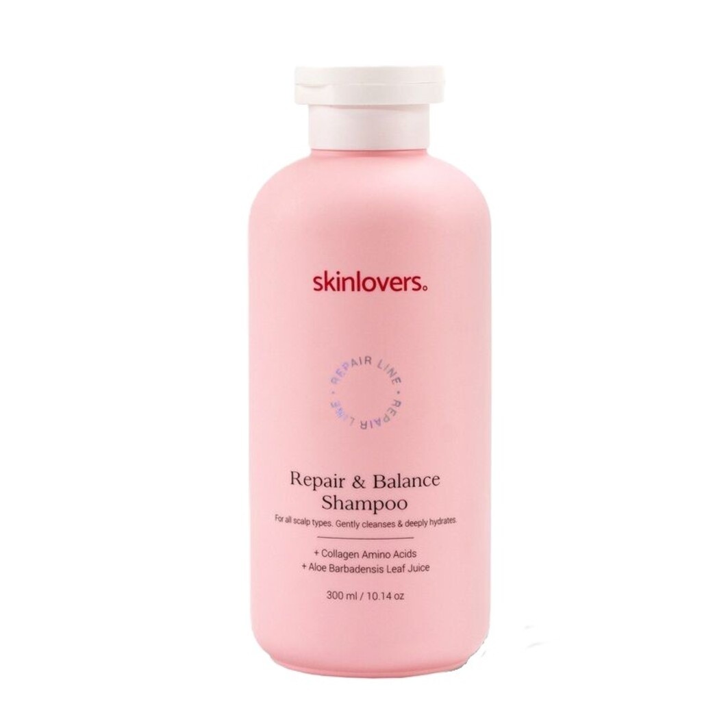 Atkuriamasis Šampūnas Dažytiems Ir Pažeistiems Plaukams „Repair & Balance“, 300 ml