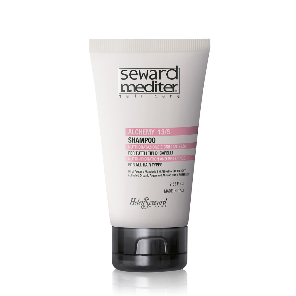 HELEN SEWARD blizgesio suteikiantis šampūnas su arganų aliejumi MEDITER ALCHEMY 13/S, 75 ml