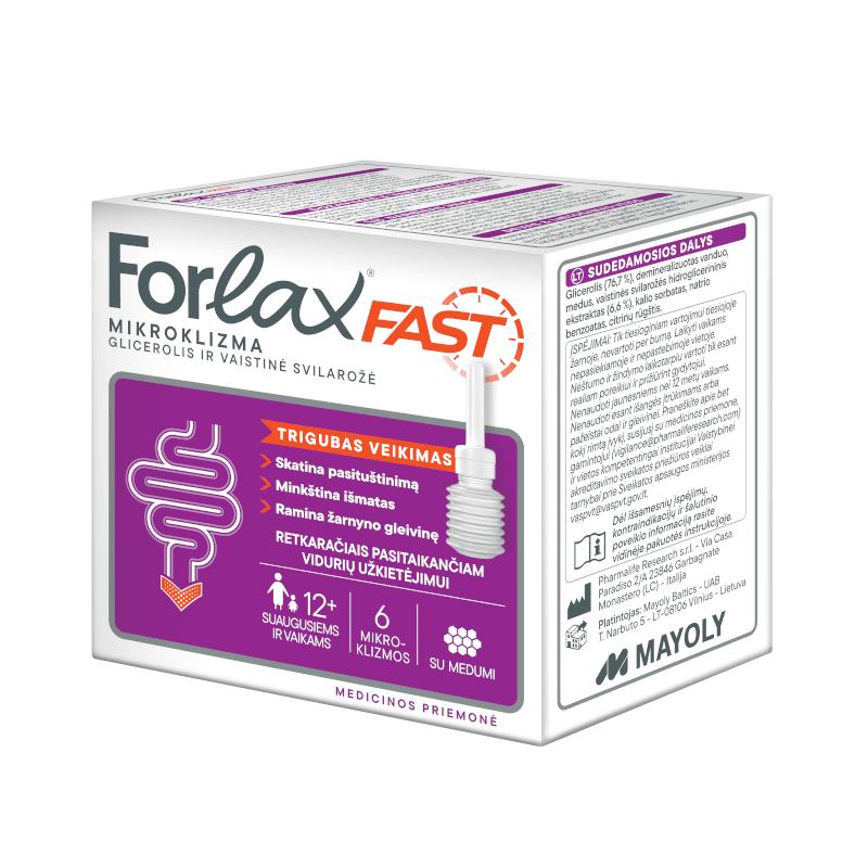 Forlax Fast mikroklizma, 6 vnt.