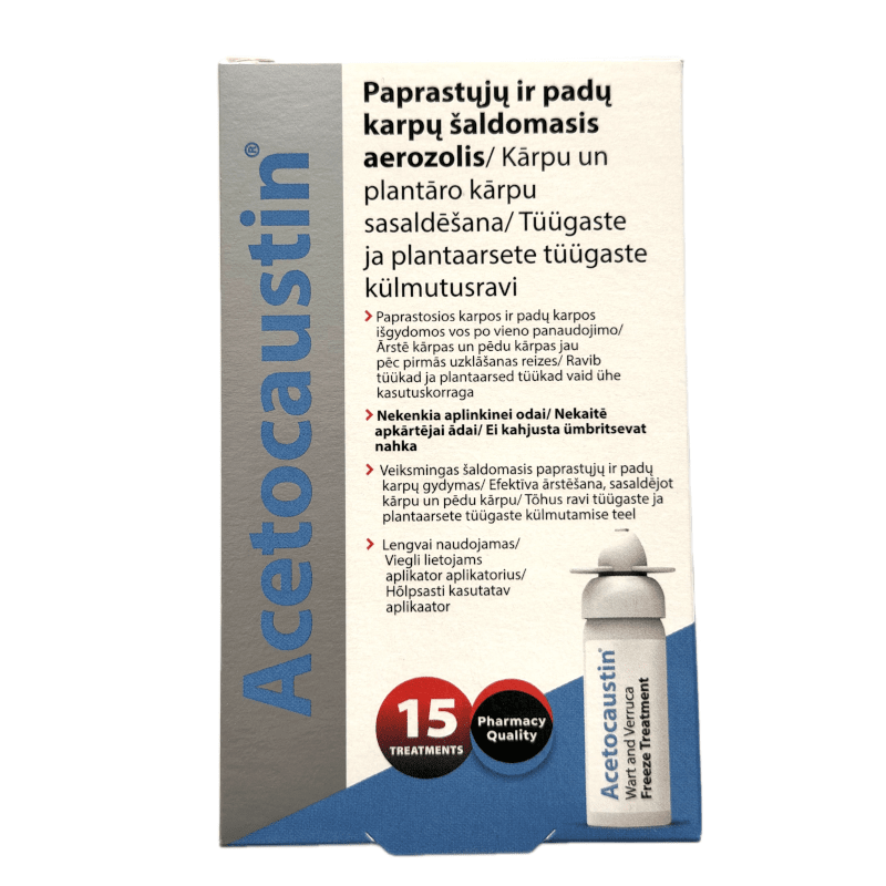 Acetocaustin Karpų šaldomasis aerozolis, 1 buteliukas