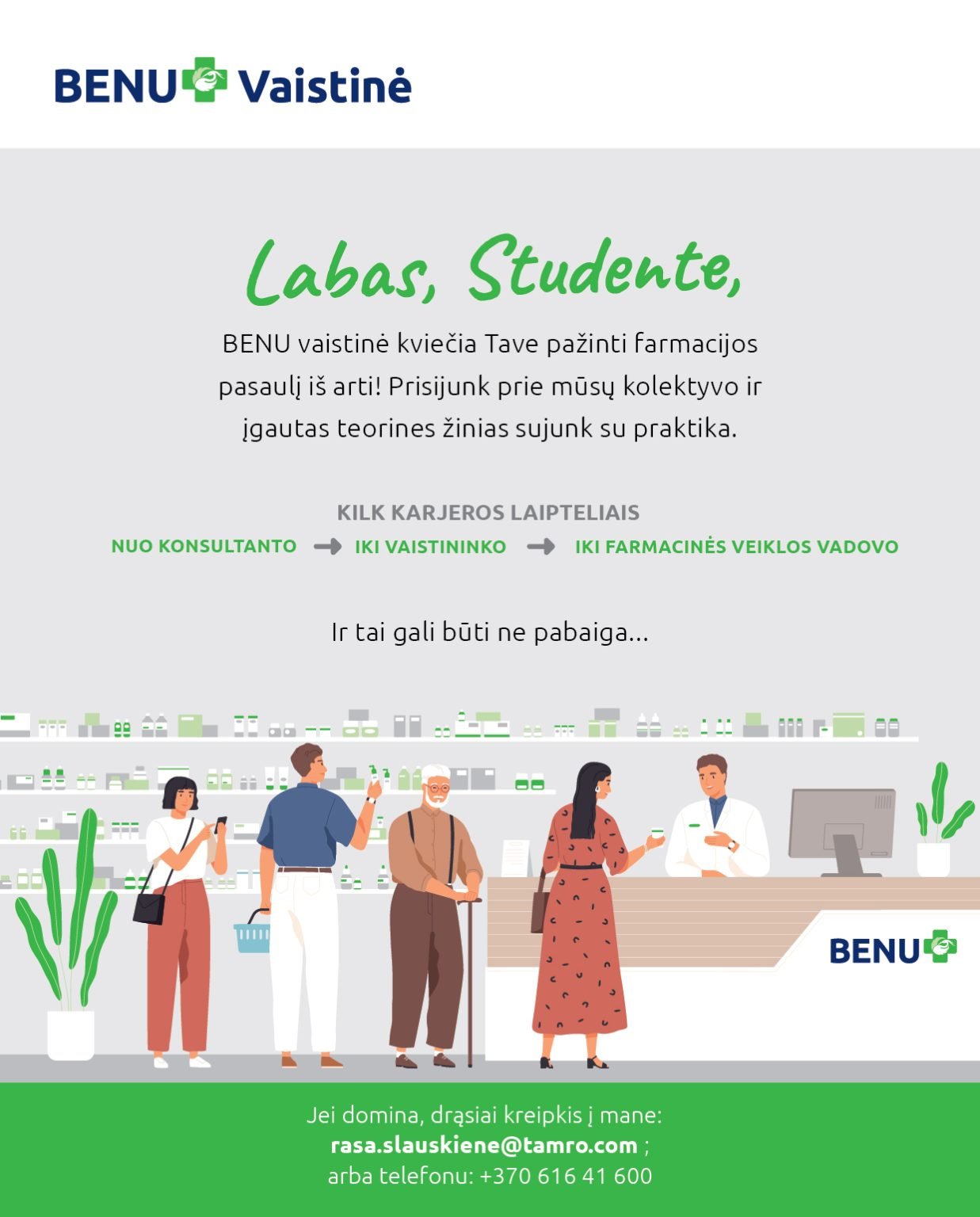 Labas, studente