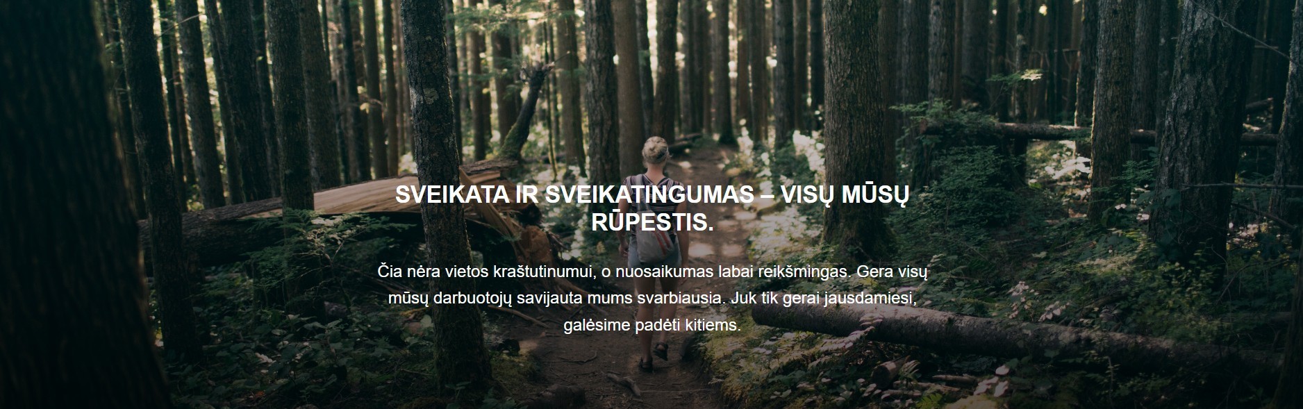 Sveikata ir sveikatingumas - mūsų rūpestis